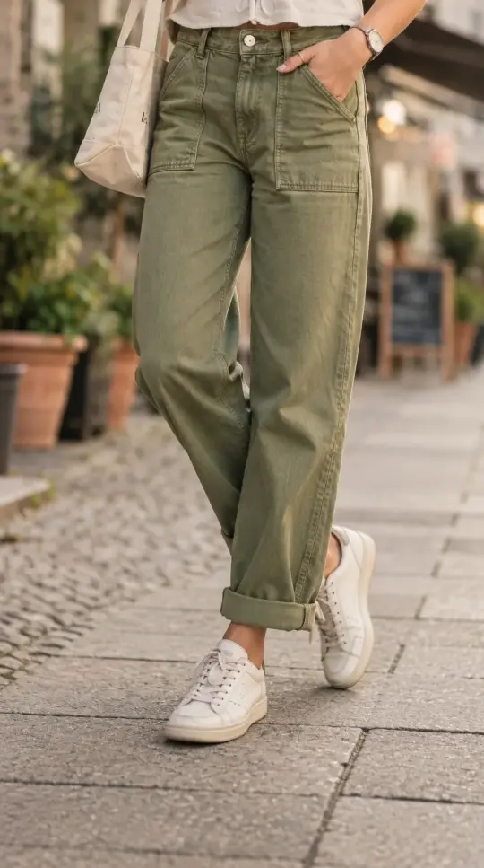 Grüne Sommerhose